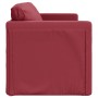 Sofá cama suelo 2 en 1 cuero sintético rojo tinto 112x174x55 cm en Sofás | Comprar online en Foru.es