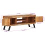 Mueble de TV madera maciza reciclada 112x30x45 cm en Muebles TV | Comprar online en Foru.es