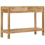 Mesa consola con 2 cajones madera maciza de mango 110x35x75 cm en Mesas auxiliares | Comprar online en Foru.es