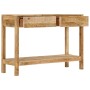Mesa consola con 2 cajones madera maciza de mango 110x35x75 cm en Mesas auxiliares | Comprar online en Foru.es