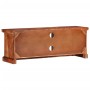 Mueble de TV con puertas madera maciza de acacia 112x30x40 cm en Muebles TV | Comprar online en Foru.es