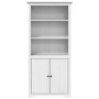 Librería BODO madera maciza de pino blanco 82x40x173 cm en Librerías y estanterías | Comprar online en Foru.es