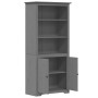 Librería BODO madera maciza de pino gris 82x40x173 cm en Librerías y estanterías | Comprar online en Foru.es