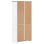 Librería BODO 5 estantes madera maciza pino blanco 82x40x173 cm en Librerías y estanterías | Comprar online en Foru.es