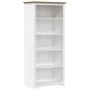 Librería BODO 5 estantes madera maciza pino marrón 82x40x173 cm en Librerías y estanterías | Comprar online en Foru.es