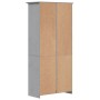 Librería BODO 5 estantes madera maciza pino gris 82x40x173 cm en Librerías y estanterías | Comprar online en Foru.es