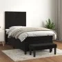 Box spring bed with black synthetic leather mattress 90x190 cm by vidaXL, Beds and slatted bases - Ref: Foro24-3137817, Price...
