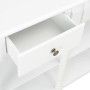 Mesa consola madera de ingeniería blanca 110x30x76 cm en Mesas consola | Comprar online en Foru.es