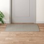 Alfombra de pasillo con aspecto de sisal platina 50x100 cm en Alfombras | Comprar online en Foru.es