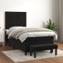 Cama box spring con colchón terciopelo negro 100x200 cm de vidaXL, Camas y somieres - Ref: Foro24-3137949, Precio: 366,88 €, ...