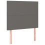 Cama box spring con colchón cuero sintético gris 90x200 cm de vidaXL, Camas y somieres - Ref: Foro24-3137525, Precio: 367,16 ...