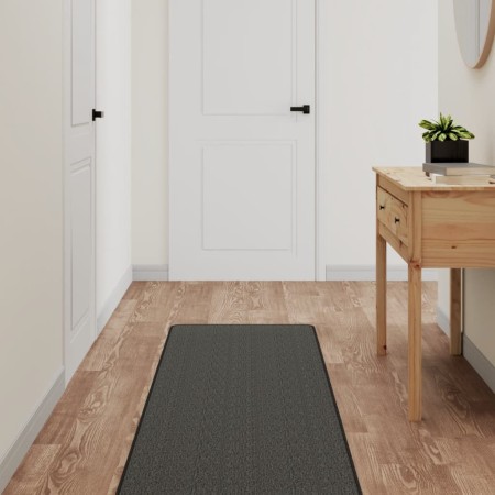 Alfombra de pasillo con aspecto sisal gris antracita 50x150 cm en Alfombras | Comprar online en Foru.es