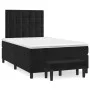 Box spring bed with black velvet mattress 120x200 cm by vidaXL, Beds and slatted bases - Ref: Foro24-3138075, Price: 439,24 €...