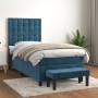 Cama box spring con colchón terciopelo azul oscuro 90x200 cm de vidaXL, Camas y somieres - Ref: Foro24-3138065, Precio: 391,8...
