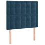 Cama box spring con colchón terciopelo azul oscuro 90x200 cm de vidaXL, Camas y somieres - Ref: Foro24-3138065, Precio: 391,8...