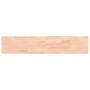 Estante de pared madera maciza de haya 100x20x4 cm en Estanterías | Comprar online en Foru.es