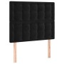 Cama box spring con colchón cuero sintético negro 90x190 cm de vidaXL, Camas y somieres - Ref: Foro24-3138057, Precio: 341,50...