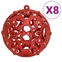 Juego de bolas de Navidad 111 pzas poliestireno rojo en Decoración Festiva y Estacional | Comprar online en Foru.es