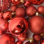 Juego de bolas de Navidad 111 pzas poliestireno rojo en Decoración Festiva y Estacional | Comprar online en Foru.es