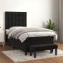 Cama box spring con colchón terciopelo negro 90x200 cm de vidaXL, Camas y somieres - Ref: Foro24-3138063, Precio: 362,47 €, D...