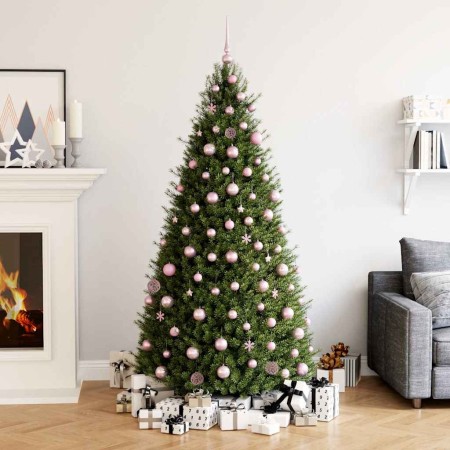 Juego de bolas de Navidad 111 pzas poliestireno rosa en Decoración Festiva y Estacional | Comprar online en Foru.es