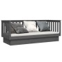 Sofá cama madera maciza de pino gris 75x190 cm de vidaXL, Camas y somieres - Ref: Foro24-821576, Precio: 140,82 €, Descuento: %