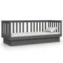 Sofá cama madera maciza de pino gris 75x190 cm de vidaXL, Camas y somieres - Ref: Foro24-821576, Precio: 140,82 €, Descuento: %