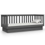 Sofá cama madera maciza de pino gris 75x190 cm de vidaXL, Camas y somieres - Ref: Foro24-821576, Precio: 140,82 €, Descuento: %