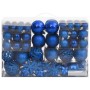 Juego de bolas de Navidad 111 pzas poliestireno azul en Decoración Festiva y Estacional | Comprar online en Foru.es