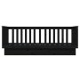 Sofá cama madera maciza de pino negro 75x190 cm de vidaXL, Camas y somieres - Ref: Foro24-821578, Precio: 140,82 €, Descuento: %