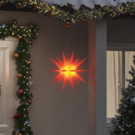 Lámpara de Navidad con LED plegable roja 43 cm en Decoración Festiva y Estacional | Comprar online en Foru.es