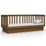 Sofá cama de madera maciza de pino marrón miel 75x190 cm de vidaXL, Camas y somieres - Ref: Foro24-821577, Precio: 156,43 €, ...