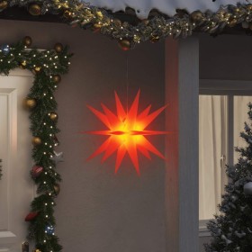 Lámpara de Navidad con LED plegable roja 57 cm en Decoración Festiva y Estacional | Comprar online en Foru.es