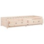 Sofá cama de madera maciza de pino 90x190 cm de vidaXL, Camas y somieres - Ref: Foro24-821594, Precio: 154,20 €, Descuento: %