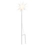 Lámpara de Navidad LED y estaca de tierra plegable blanca 57 cm en Decoración Festiva y Estacional | Comprar online en Foru.es