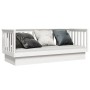 Sofá cama madera maciza de pino blanco 75x190 cm de vidaXL, Camas y somieres - Ref: Foro24-821575, Precio: 161,26 €, Descuent...