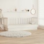 Sofá cama madera maciza de pino blanco 75x190 cm de vidaXL, Camas y somieres - Ref: Foro24-821575, Precio: 161,26 €, Descuent...