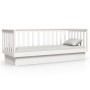 Sofá cama madera maciza de pino blanco 75x190 cm de vidaXL, Camas y somieres - Ref: Foro24-821575, Precio: 161,26 €, Descuent...