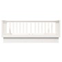 Sofá cama madera maciza de pino blanco 75x190 cm de vidaXL, Camas y somieres - Ref: Foro24-821575, Precio: 161,26 €, Descuent...