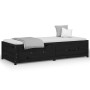 Sofá cama de madera maciza de pino negro 75x190 cm de vidaXL, Camas y somieres - Ref: Foro24-821603, Precio: 195,94 €, Descue...