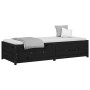 Sofá cama de madera maciza de pino negro 75x190 cm de vidaXL, Camas y somieres - Ref: Foro24-821603, Precio: 195,94 €, Descue...