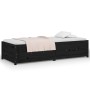 Sofá cama de madera maciza de pino negro 75x190 cm de vidaXL, Camas y somieres - Ref: Foro24-821603, Precio: 195,94 €, Descue...