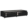Sofá cama de madera maciza de pino negro 75x190 cm de vidaXL, Camas y somieres - Ref: Foro24-821603, Precio: 195,94 €, Descue...