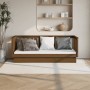 Sofá cama de madera maciza de pino marrón miel 90x190 cm de vidaXL, Camas y somieres - Ref: Foro24-821582, Precio: 147,66 €, ...