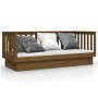 Sofá cama de madera maciza de pino marrón miel 90x190 cm de vidaXL, Camas y somieres - Ref: Foro24-821582, Precio: 147,66 €, ...