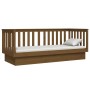 Sofá cama de madera maciza de pino marrón miel 90x190 cm de vidaXL, Camas y somieres - Ref: Foro24-821582, Precio: 147,66 €, ...
