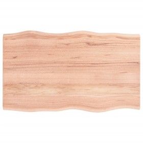 Tablero mesa madera tratada roble borde natural 100x60x2 cm de vidaXL, Tableros para mesas - Ref: Foro24-363953, Precio: 47,8...