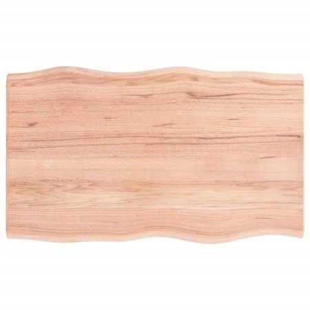 Tablero mesa madera tratada roble borde natural 100x60x2 cm de vidaXL, Tableros para mesas - Ref: Foro24-363953, Precio: 47,8...