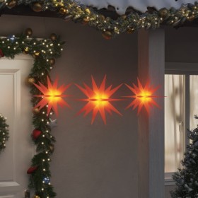 Lámparas de Navidad LED plegables 3 unidades rojo en Decoración Festiva y Estacional | Comprar online en Foru.es