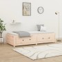 Sofá cama de madera maciza de pino 75x190 cm de vidaXL, Camas y somieres - Ref: Foro24-821599, Precio: 143,29 €, Descuento: %